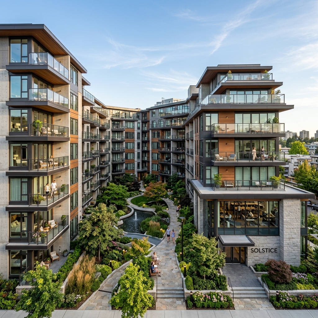 Modern luxury residential complex by Upside Builder